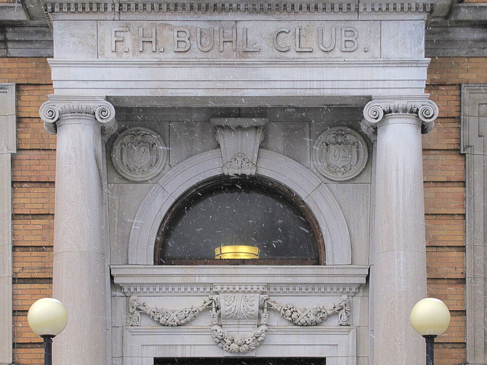 Window over the entrance