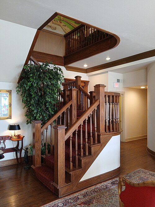 Third-floor stairs