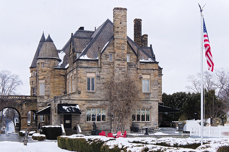 Rear of the Buhl mansion