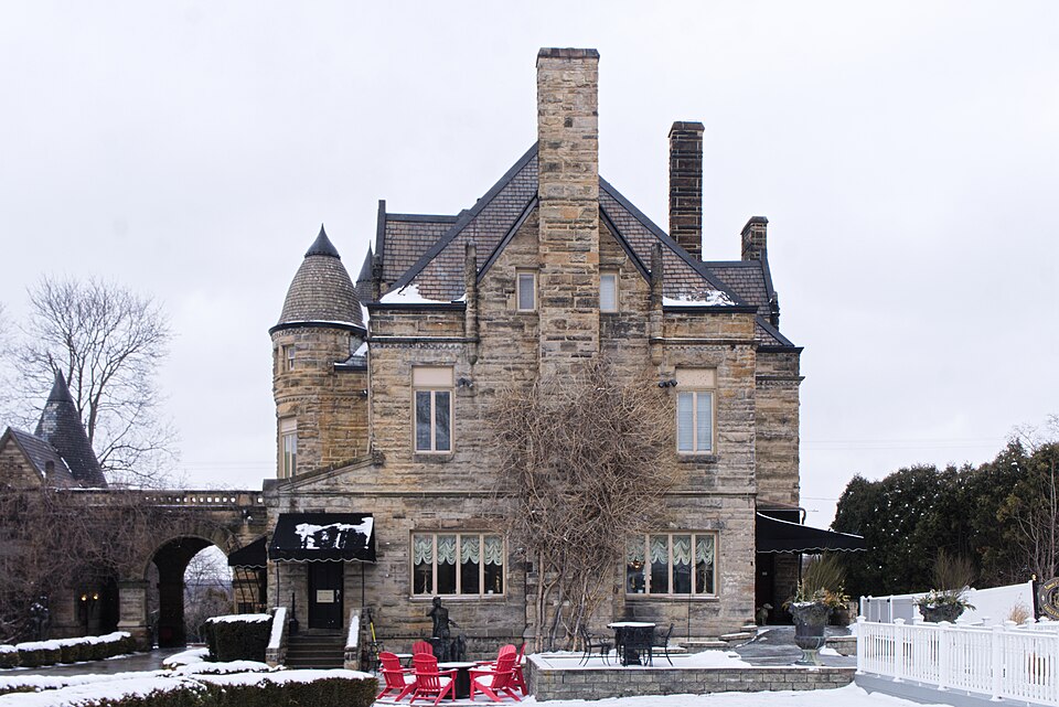 Rear of the Buhl mansion