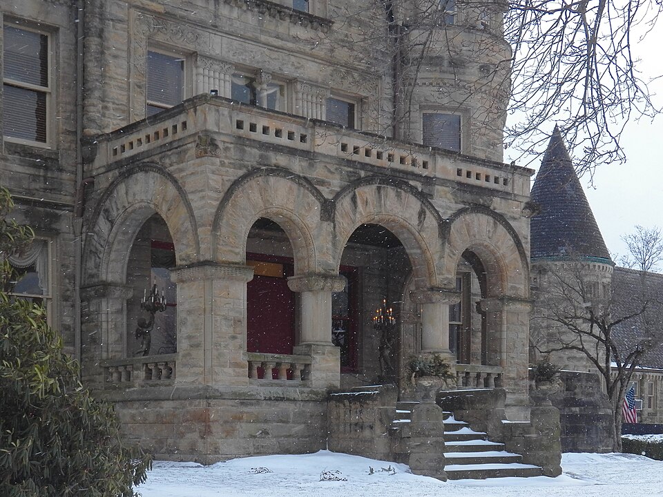 Porch of the Buhl mansion