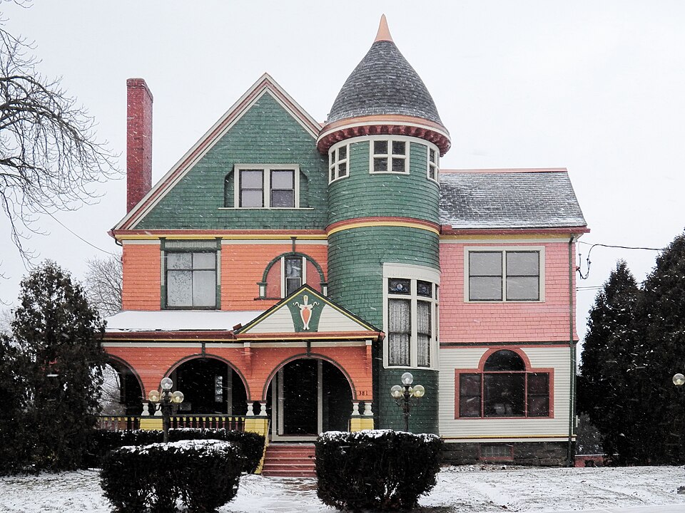 Whitla mansion, front elevation
