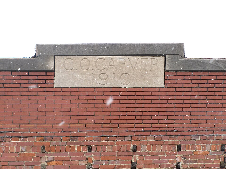Inscription: C. O. Carver, 1910